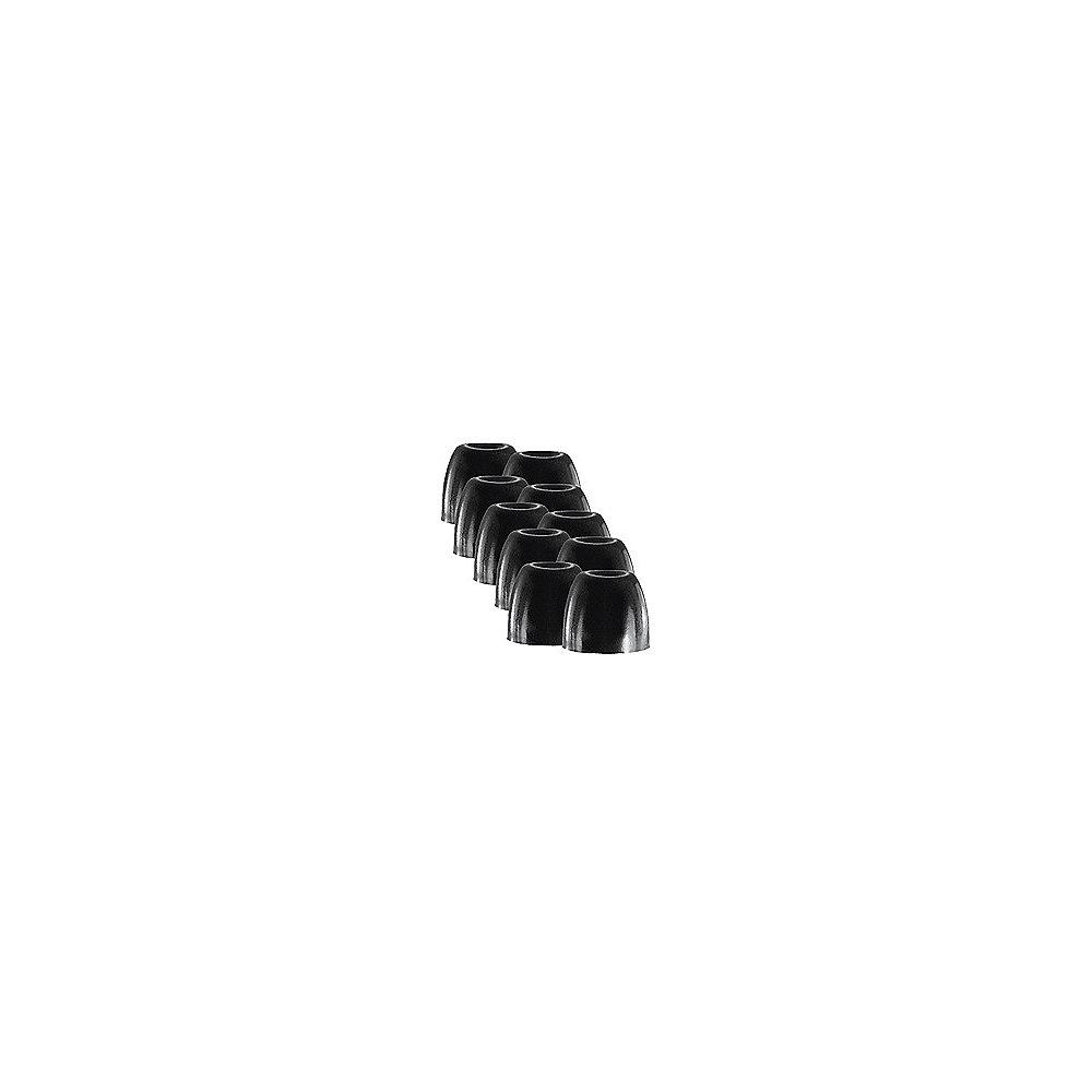 Shure EABKF1-10L Ersatz-Ohrpassstücke Schaumstoff - Schwarz, Shure, EABKF1-10L, Ersatz-Ohrpassstücke, Schaumstoff, Schwarz