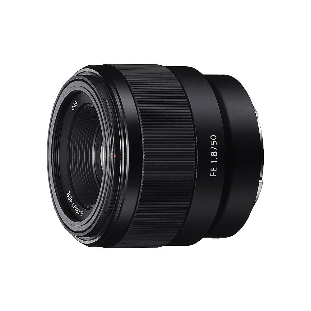 Sony FE 50mm f/1.8 Porträt Objektiv (SEL-50F18F)