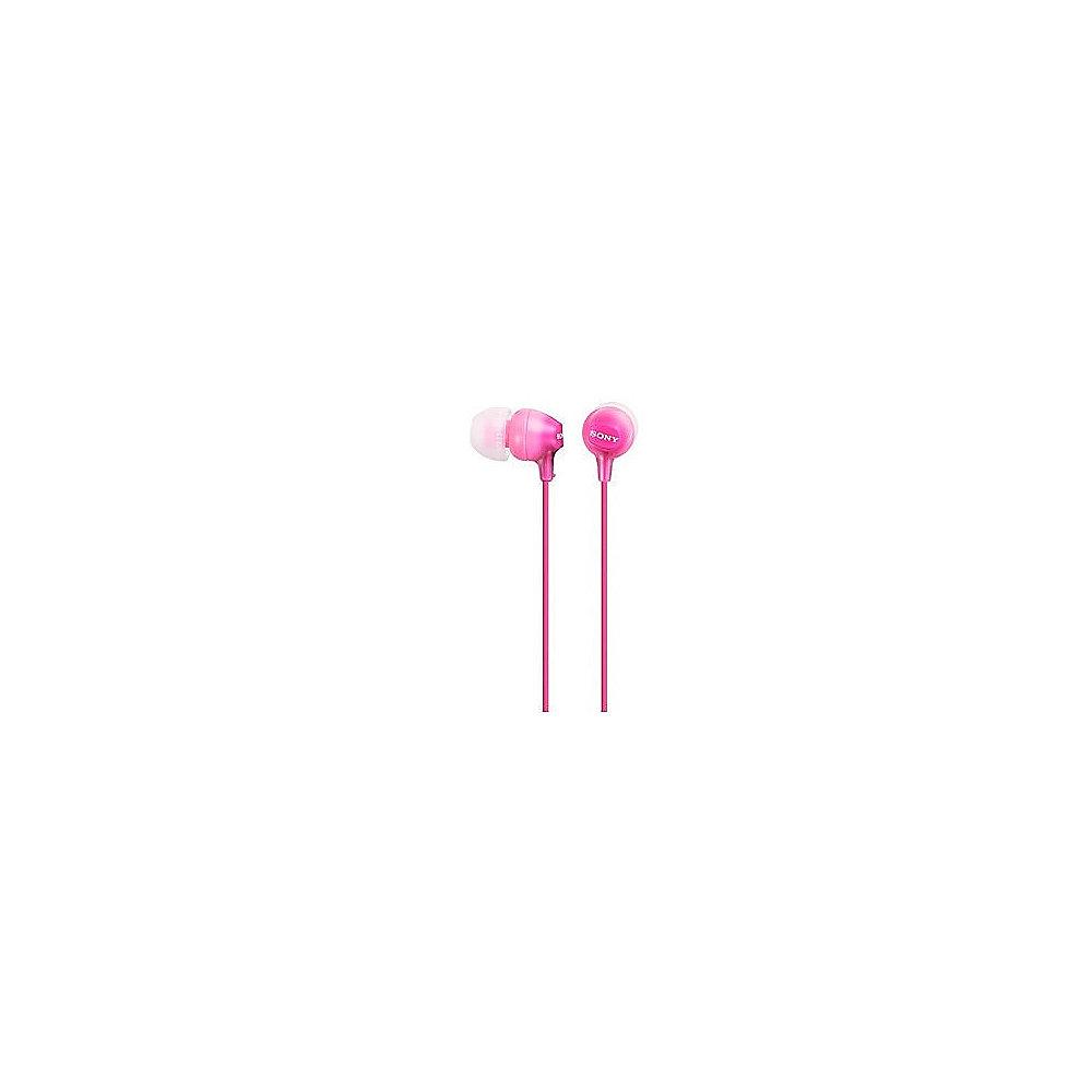 Sony MDR-EX15LPP In Ear Kopfhörer - Pink, Sony, MDR-EX15LPP, Ear, Kopfhörer, Pink