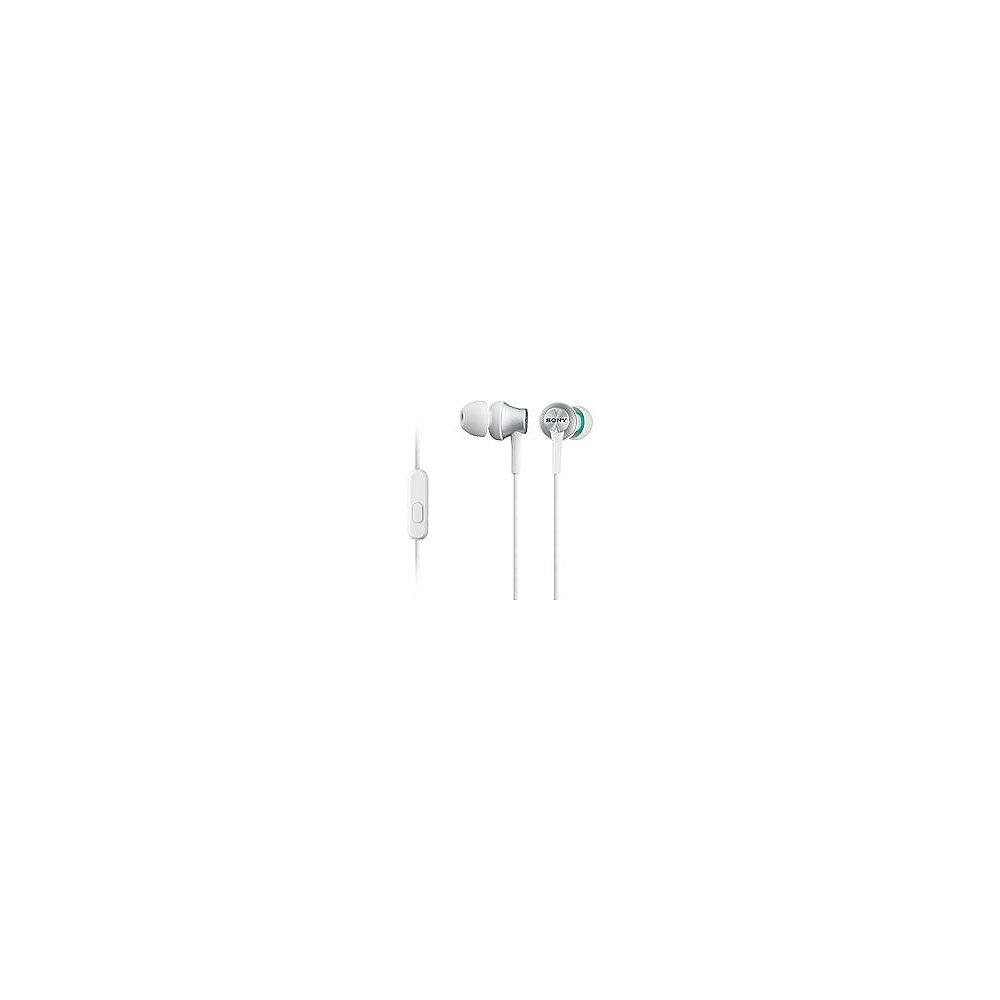 Sony MDR-EX450APW In Ear Kopfhörer mit Headsetfunktion - Weiß
