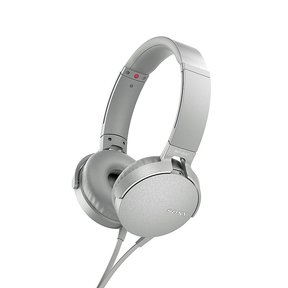 Sony MDR-XB550AP Over-Ear Kopfhörer weiß