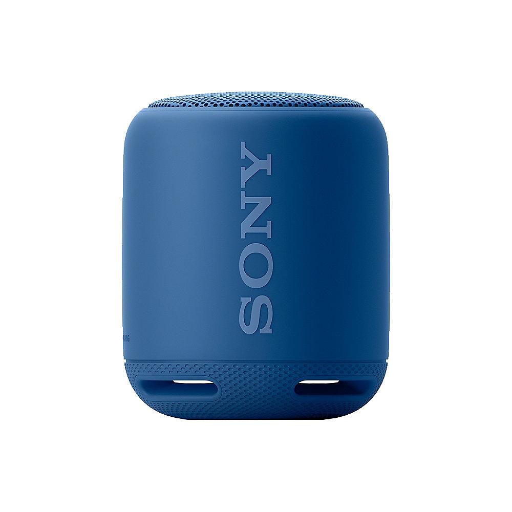 Sony SRS-XB10 tragbarer Lautsprecher (wasserabweisend, NFC, Bluetooth) blau