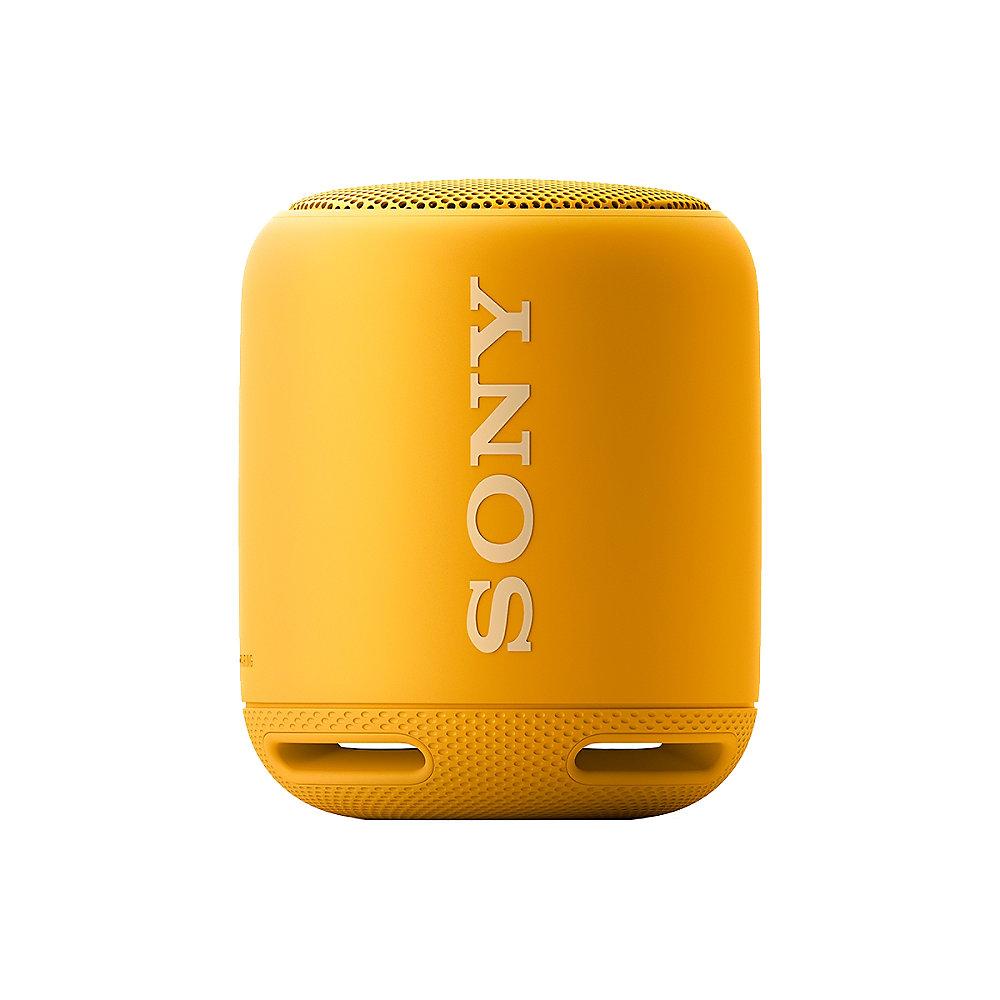 Sony SRS-XB10 tragbarer Lautsprecher (wasserabweisend, NFC, Bluetooth) gelb