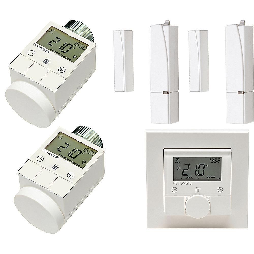 Sparpaket: HomeMatic 1xWandthermostat  2xHeizkörperthermostat  2x Fensterkontakt