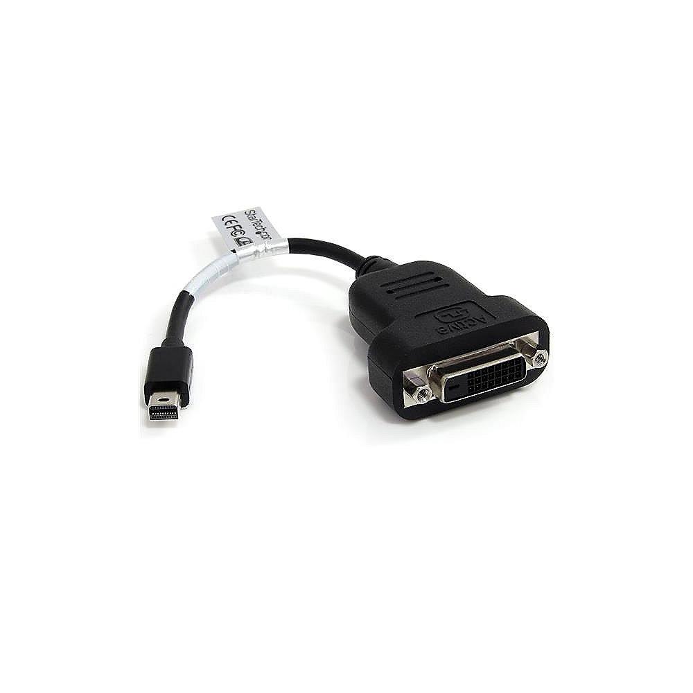 Startech Displayport Adapter 0,2m mini DP zu DVI aktiv St./Bu. schwarz, Startech, Displayport, Adapter, 0,2m, mini, DP, DVI, aktiv, St./Bu., schwarz