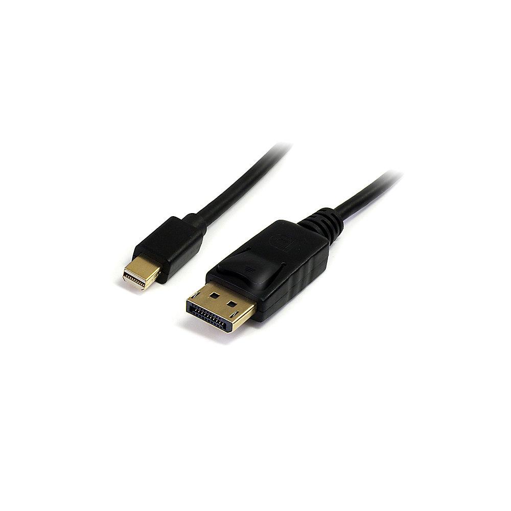 Startech Displayport Adapterkabel 2m mini DP zu DP vergoldet 4Kx2K schwarz