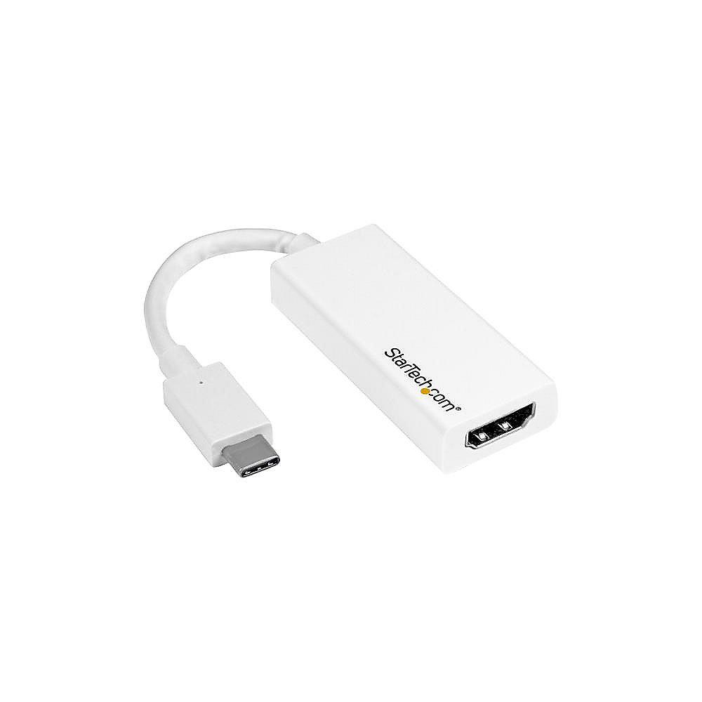 Startech USB-C zu HDMI Adapter St./Bu. weiß