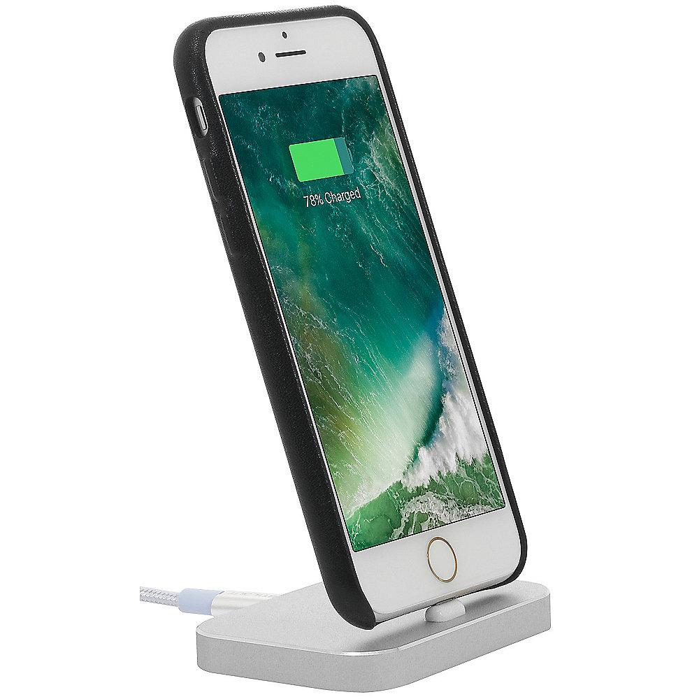 StilGut Airdock iPhone Dockingstation, silber, StilGut, Airdock, iPhone, Dockingstation, silber