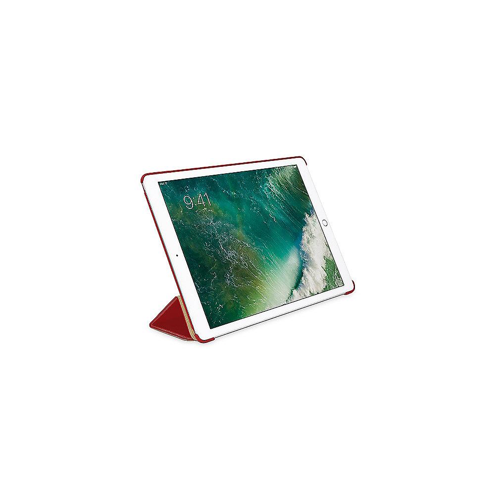 Stilgut Hülle Couverture aus Leder für Apple iPad Pro 12,9 zoll (2017), rot