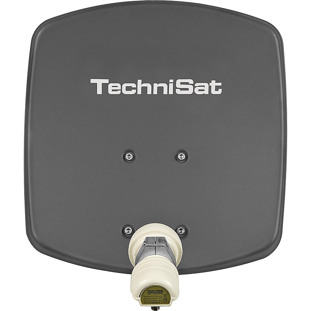TechniSat DigiDish 33 mit Universal-V/H-LNB, grau, TechniSat, DigiDish, 33, Universal-V/H-LNB, grau