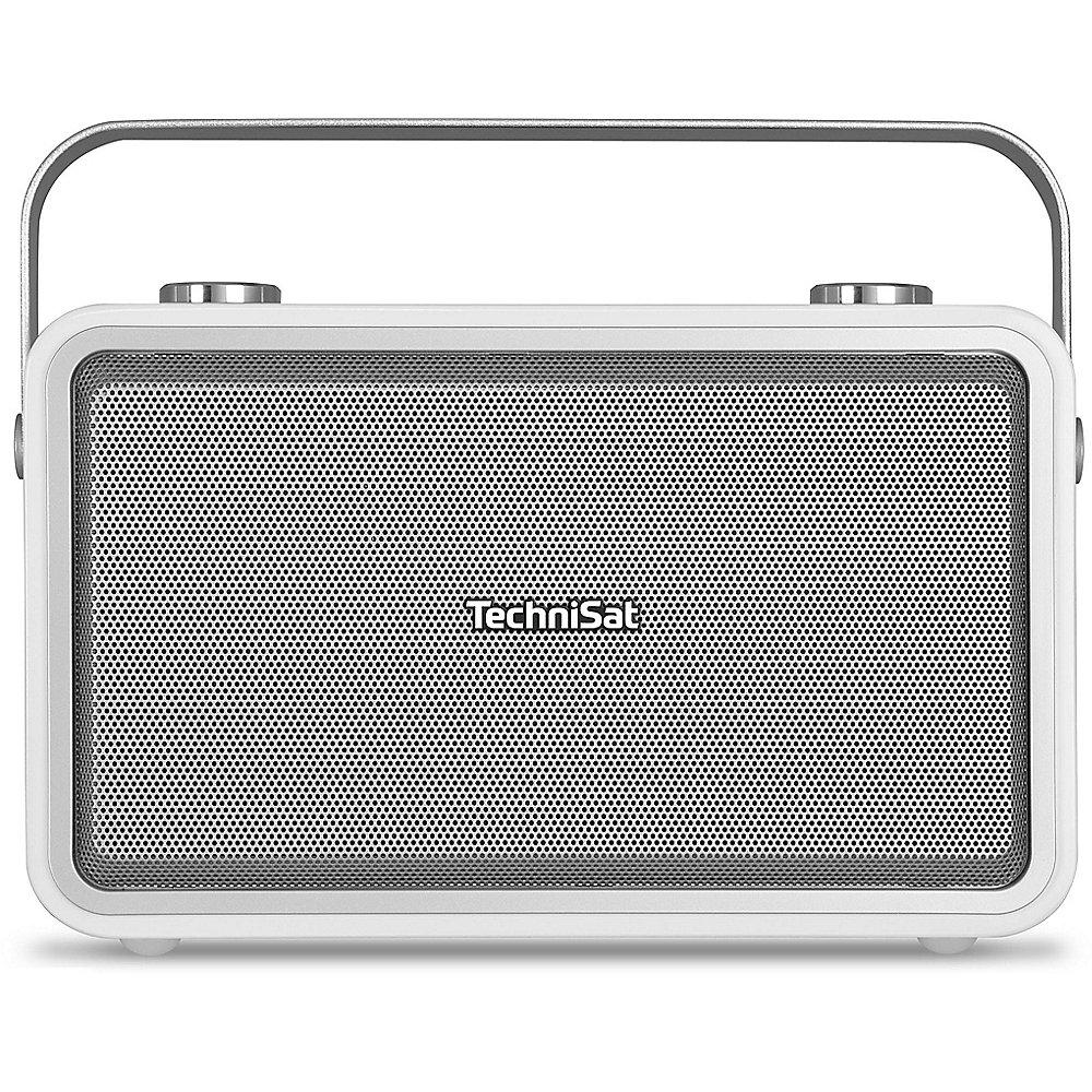 TechniSat DIGITRADIO 225, weiß UKW/DAB  Radio Bluetooth mit Akku