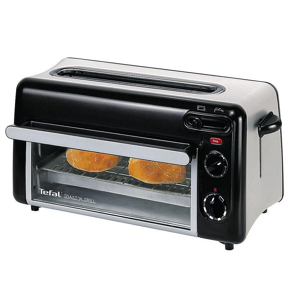 Tefal TL 6008 Toaster mit Mini-Ofen Toast n Grill Schwarz / Alu matt, Tefal, TL, 6008, Toaster, Mini-Ofen, Toast, n, Grill, Schwarz, /, Alu, matt