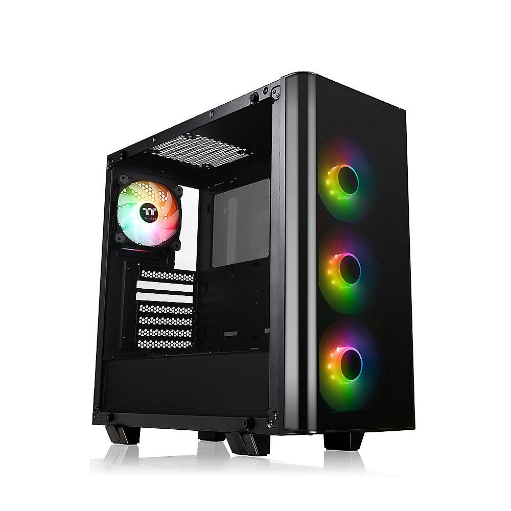 Thermaltake View 21 RGB Plus Midi-Tower ATX Gehäuse mit Sichtfenster o. Netzteil