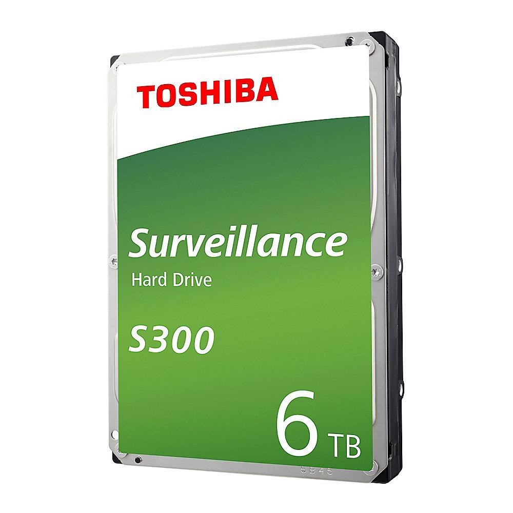 Toshiba S300 HDWT360UZSVA 6TB 256MB 7.200rpm SATA600 Bulk, Toshiba, S300, HDWT360UZSVA, 6TB, 256MB, 7.200rpm, SATA600, Bulk
