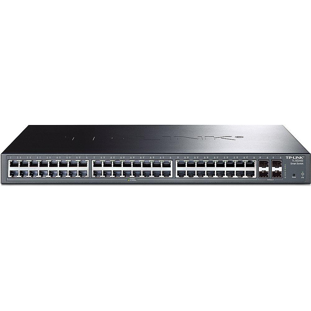 TP-LINK JetStream T1600G-52TS 48x Por Gigabit Web Smart Switch 4x SFP