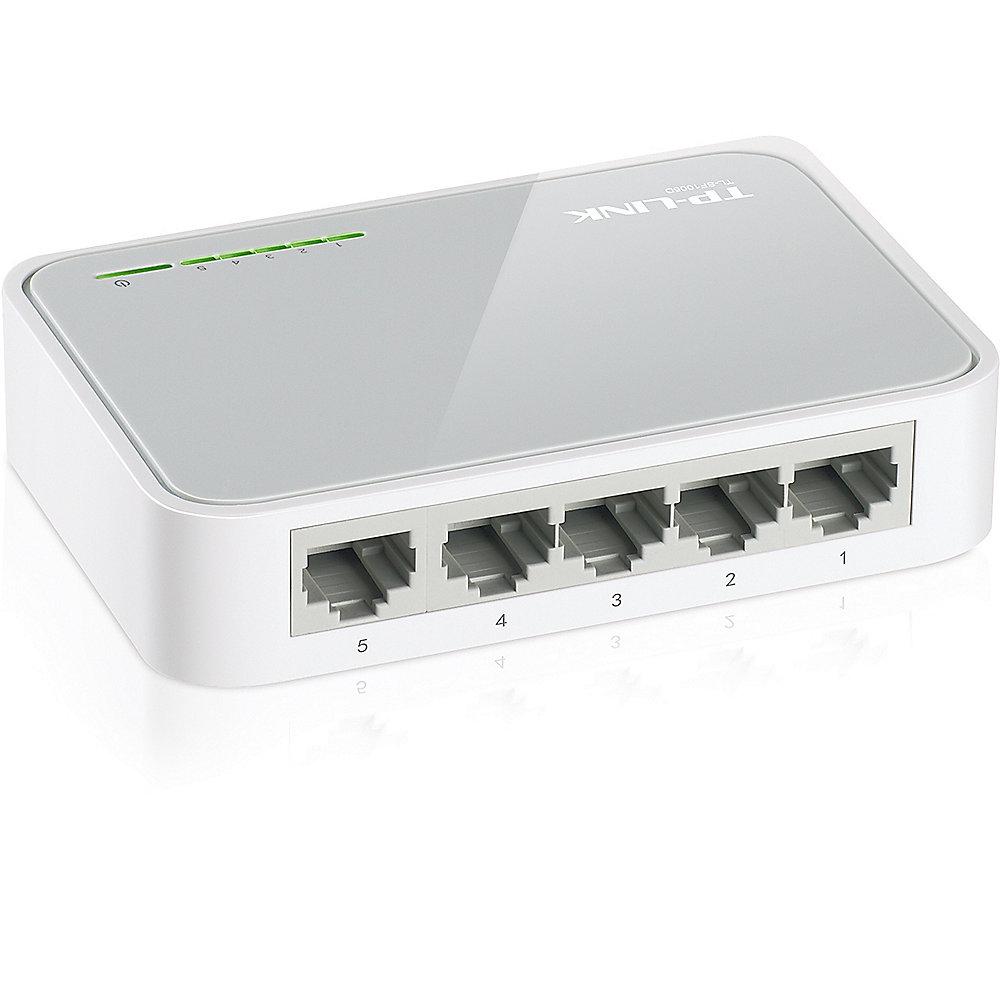 TP-LINK TL-SF1005D 5x Port Desktop Switch, TP-LINK, TL-SF1005D, 5x, Port, Desktop, Switch