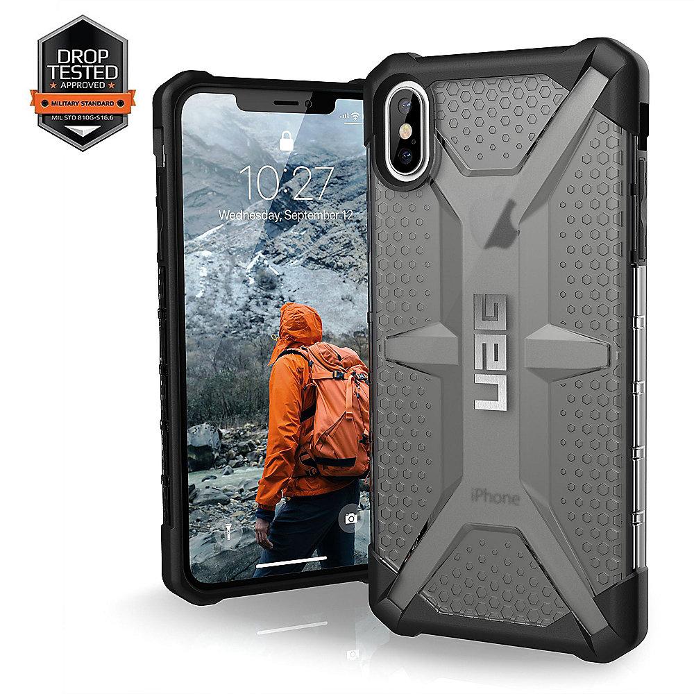 UAG Plasma Case für Apple iPhone Xs Max ash/grau transparent