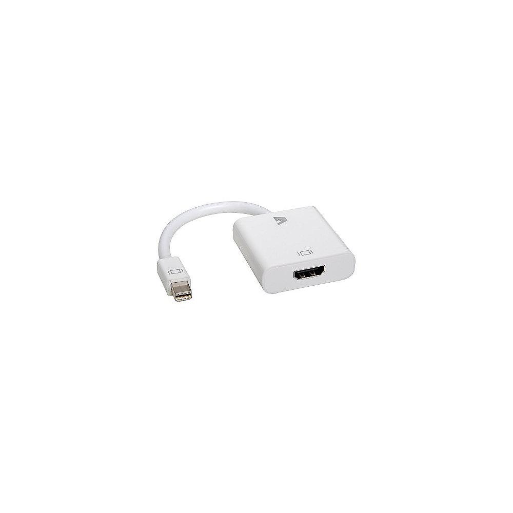 V7 DisplayPort Adapter mini DP zu HDMI St./Bu. weiß, V7, DisplayPort, Adapter, mini, DP, HDMI, St./Bu., weiß