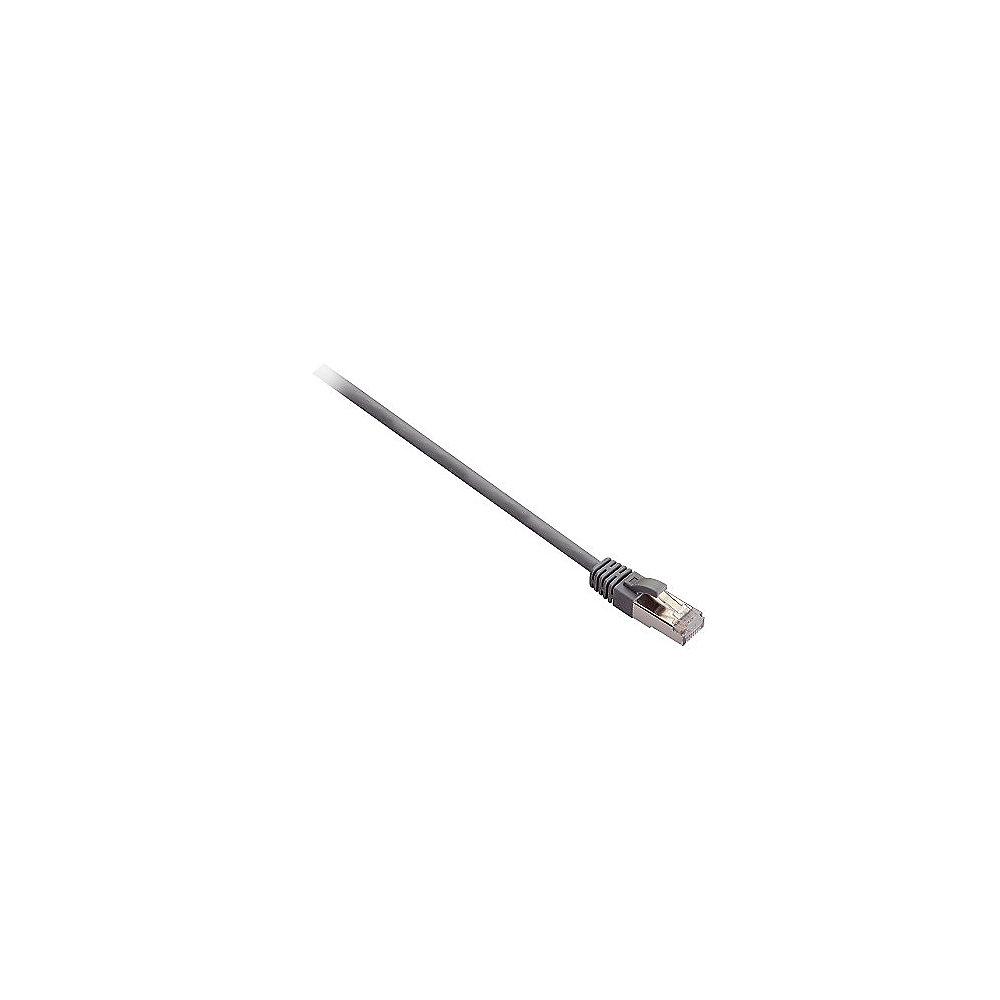 V7 Patch Netzwerkkabel RJ45 STP CAT6 0,5m grau geschirmt