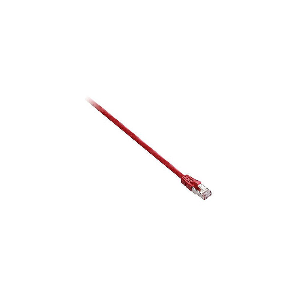 V7 Patch Netzwerkkabel RJ45 STP CAT6 0,5m rot geschirmt