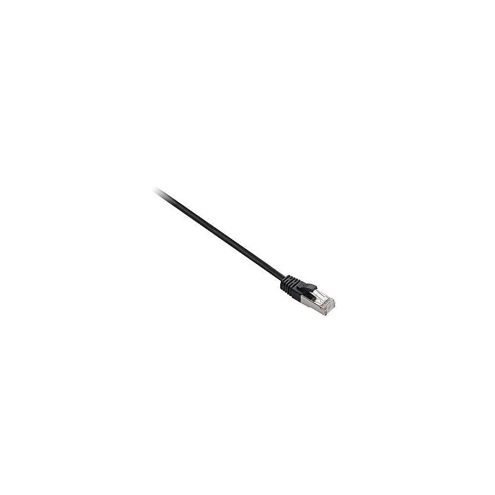 V7 Patch Netzwerkkabel RJ45 STP CAT6 0,5m schwarz geschirmt, V7, Patch, Netzwerkkabel, RJ45, STP, CAT6, 0,5m, schwarz, geschirmt