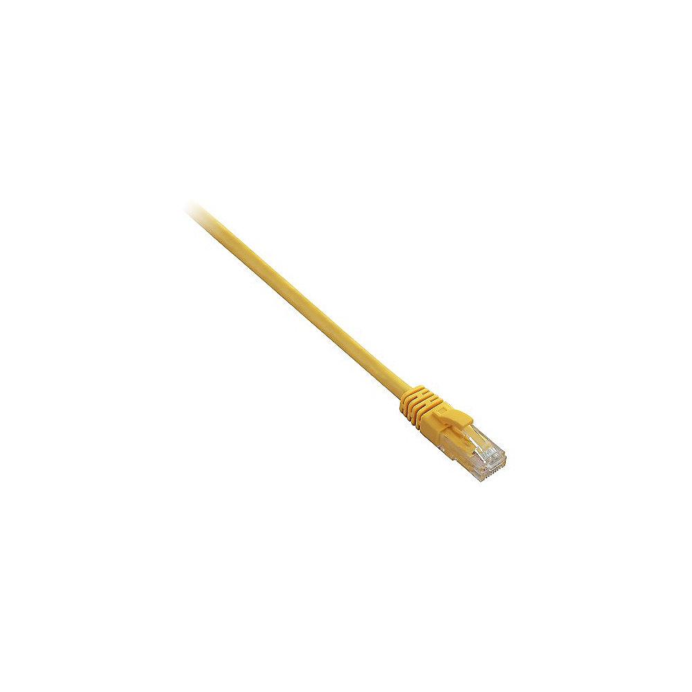 V7 Patch Netzwerkkabel RJ45 UTP CAT5e 0,5m gelb, V7, Patch, Netzwerkkabel, RJ45, UTP, CAT5e, 0,5m, gelb