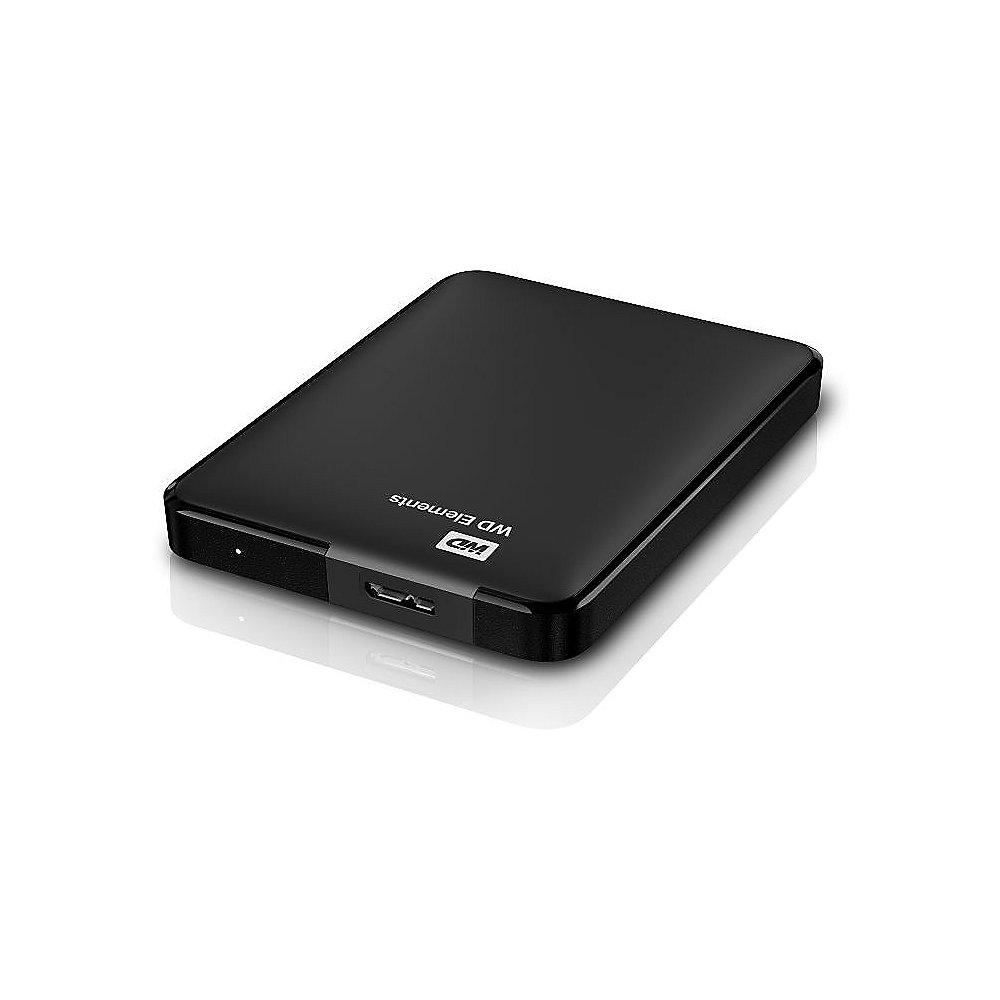 WD Elements Portable USB3.0 1TB 2.5zoll Black