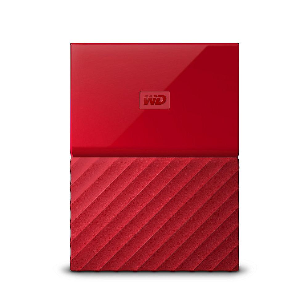 WD My Passport USB3.0 1TB 2.5zoll - Rot NEW