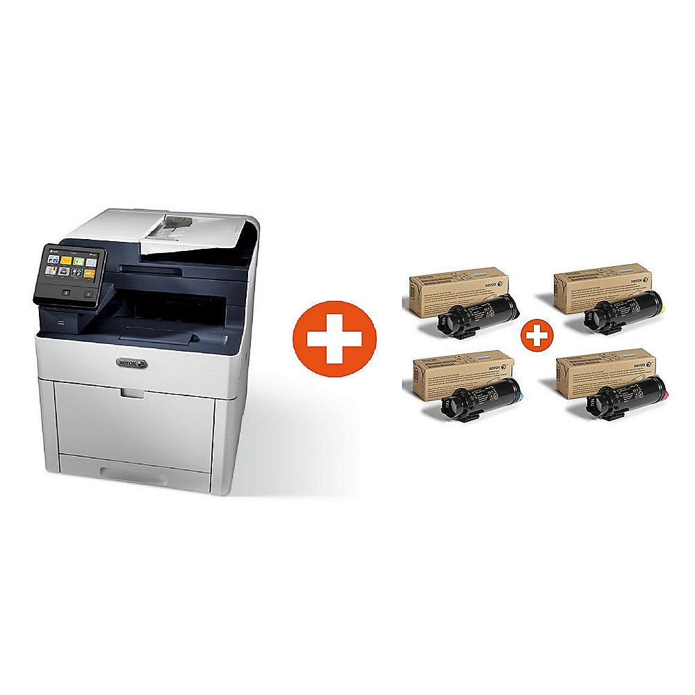 Xerox WorkCentre 6515DNIS Multifunktionsfarblaserdrucker WLAN   Toner Multipack