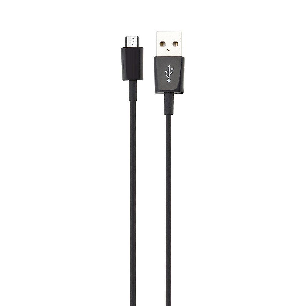 xqisit Charge & Sync Micro-USB Kabel 1m schwarz