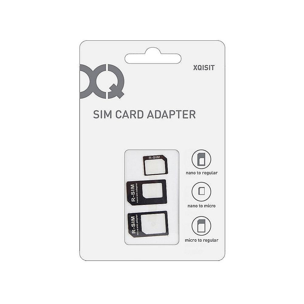 xqisit SIM-Adapter Mix-Kit 3 Stück, xqisit, SIM-Adapter, Mix-Kit, 3, Stück