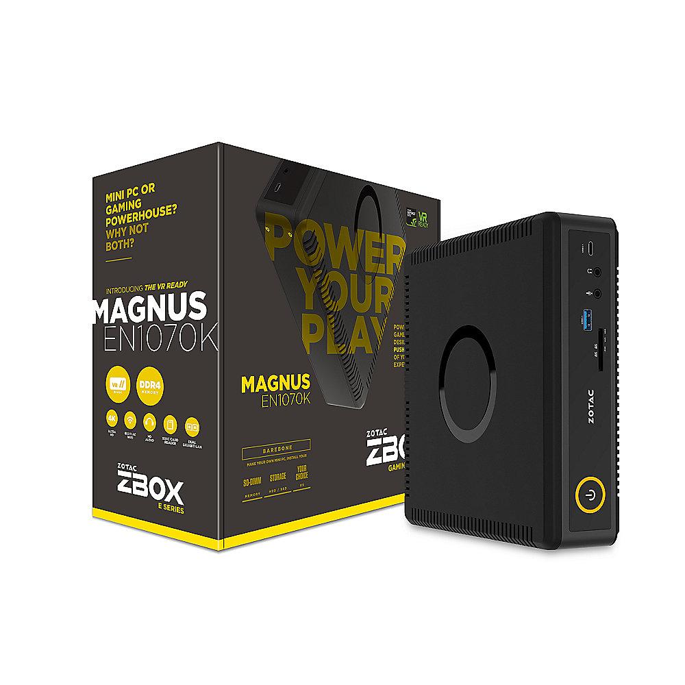 ZOTAC ZBOX MAGNUS EN1070K Barebone i5-7500T 0GB/0GB M.2 SSD GTX1070, ZOTAC, ZBOX, MAGNUS, EN1070K, Barebone, i5-7500T, 0GB/0GB, M.2, SSD, GTX1070