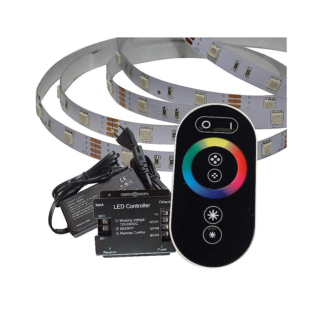 20 m RGB LED Streifen Set(30 LED/m, IP20) inkl. Funkfernbedienung, 20, m, RGB, LED, Streifen, Set, 30, LED/m, IP20, inkl., Funkfernbedienung