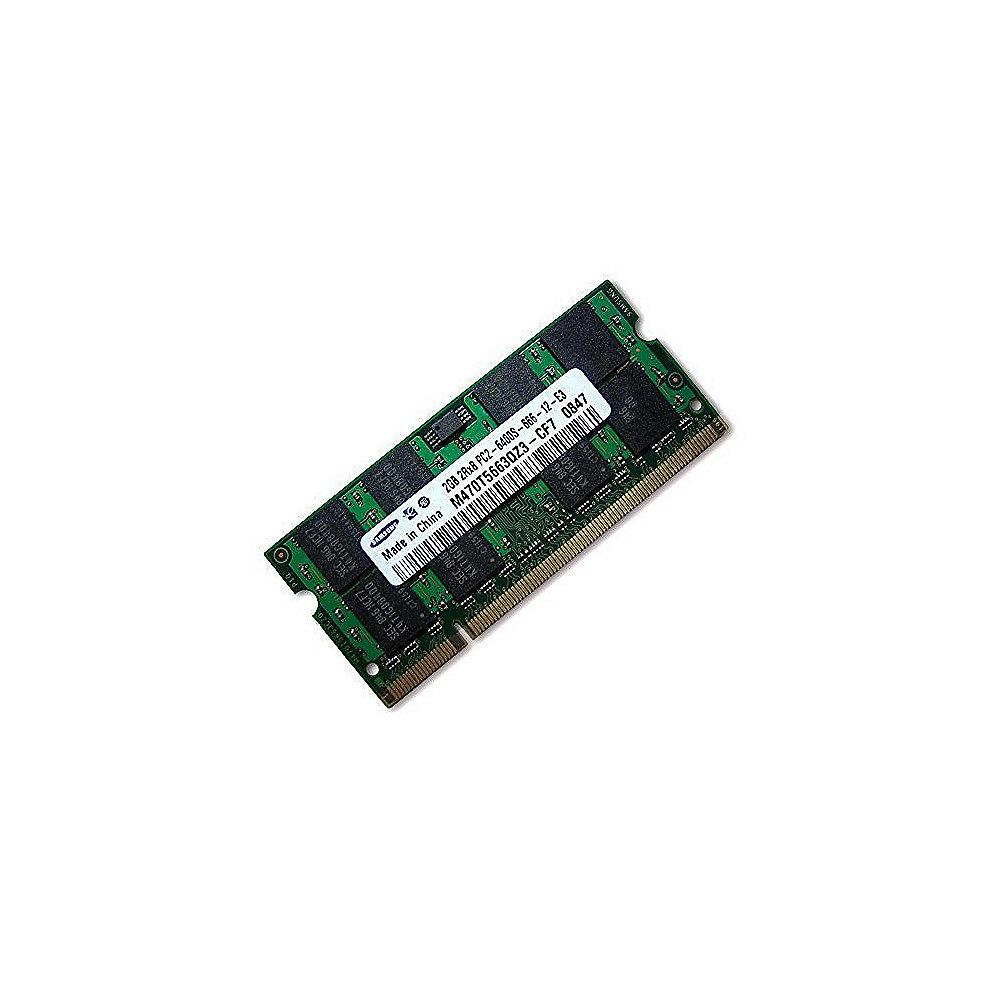 2GB Samsung DDR2-800 SO-DIMM CL6 RAM Notebookspeicher, 2GB, Samsung, DDR2-800, SO-DIMM, CL6, RAM, Notebookspeicher