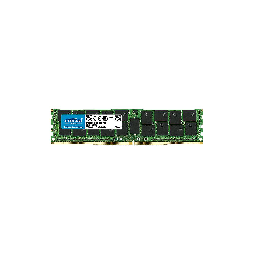 32GB (1x32GB) Crucial DDR4-2666 CL19 RAM LRDIMM ECC Speicher Dual Ranked, 32GB, 1x32GB, Crucial, DDR4-2666, CL19, RAM, LRDIMM, ECC, Speicher, Dual, Ranked