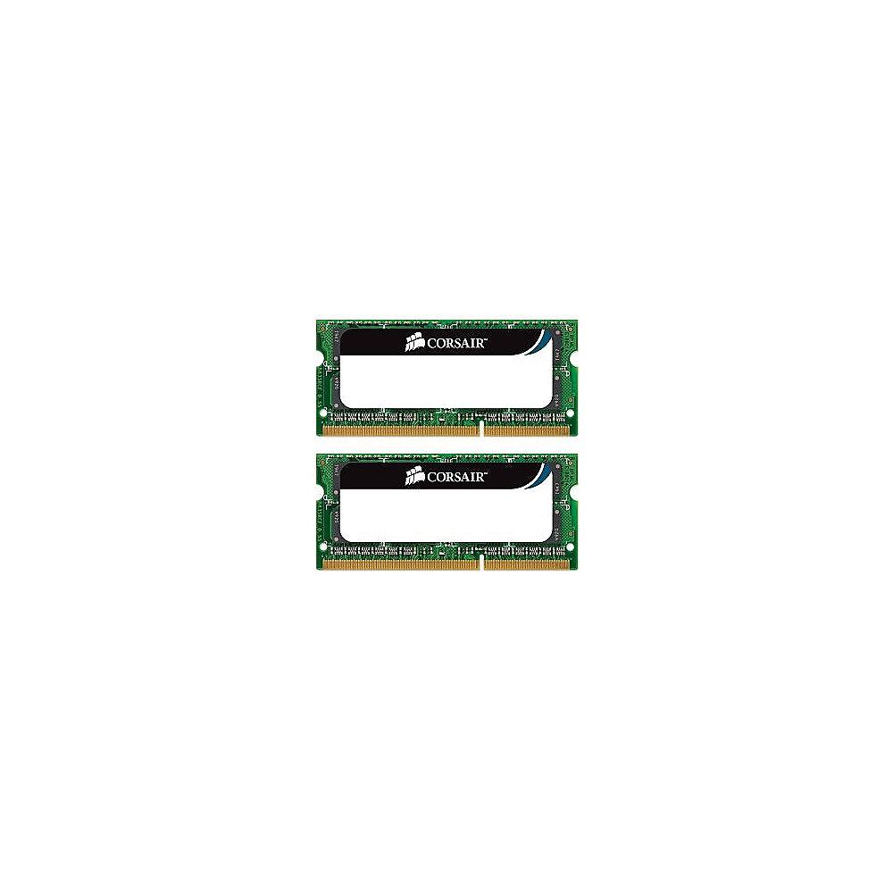 8GB (2x4GB) Corsair ValueSelect RAM DDR3-1333 CL9 (9-9-9-24) SO-DIMM - Kit