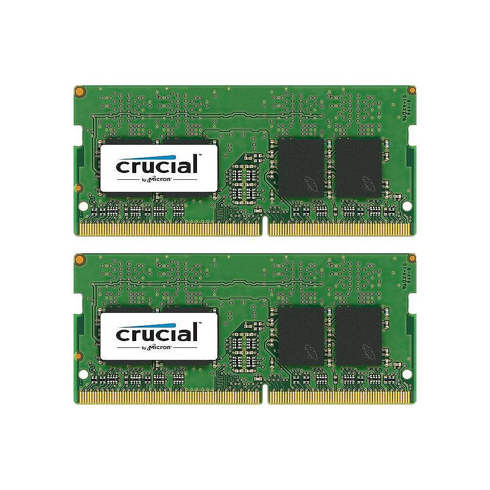 8GB (2x4GB) Crucial DDR4-2400 CL17 SO-DIMM RAM Notebookspeicher Kit