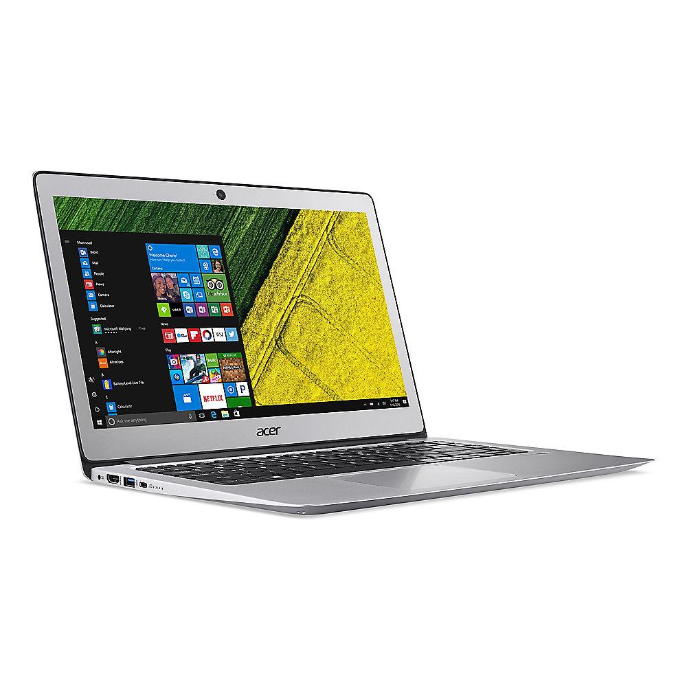 Acer Swift 3 SF314-51-76CM Notebook silber i7-7500U PCIe SSD matt FHD Windows 10