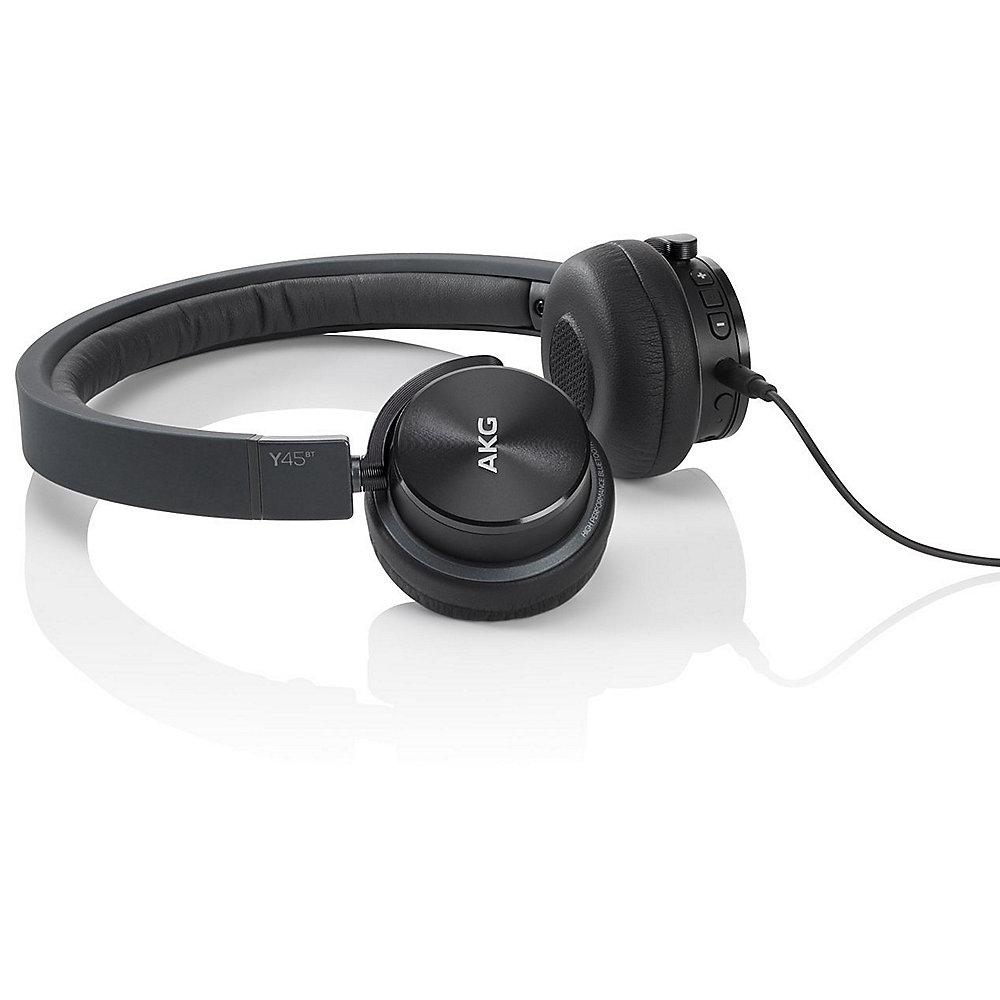 AKG Y 45BT Black On Ear Kopfhörer mit Bluetooth - Headsetfunkt. - NFC -  Schwarz