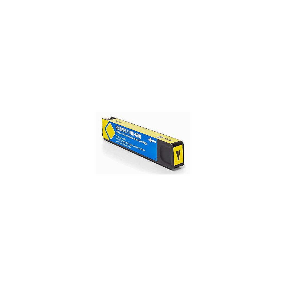 Alternative zu HP CN628AE / 971XL Tintenpatrone Gelb