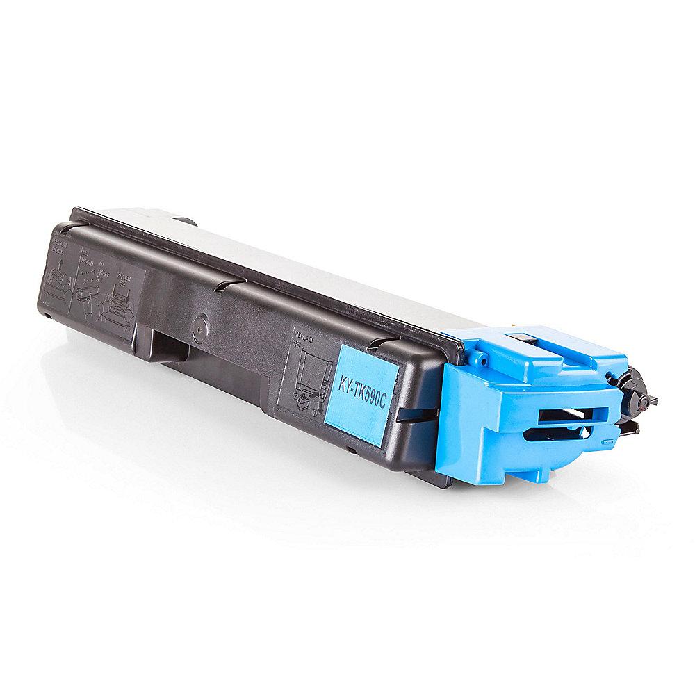 Alternative zu Kyocera TK-590C / 1T02KVCNL0 Toner Cyan für ca. 5.000 Seiten