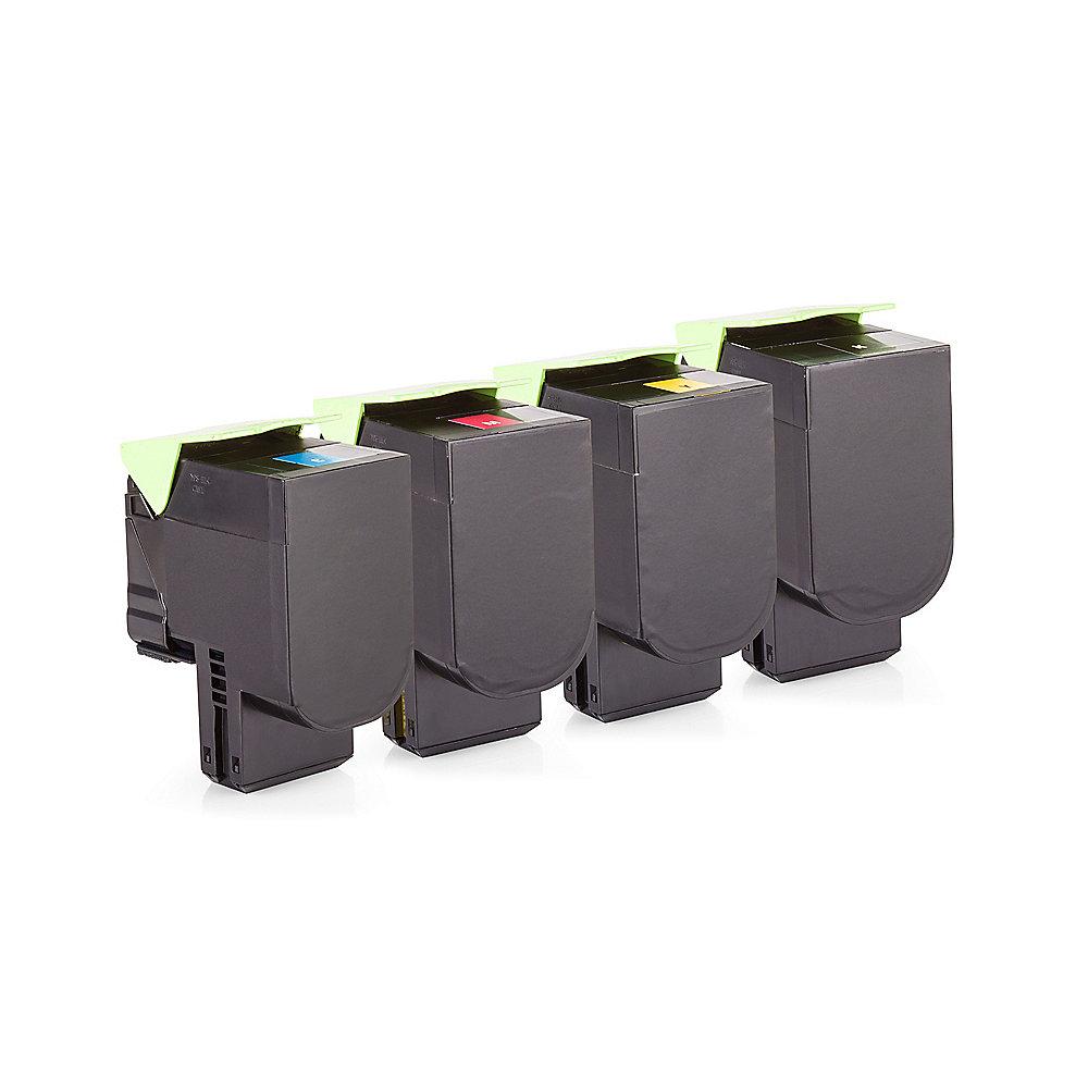 Alternative zu Lexmark 80C2S0 Toner Spar-Set Multipack (BK, C, M, Y)