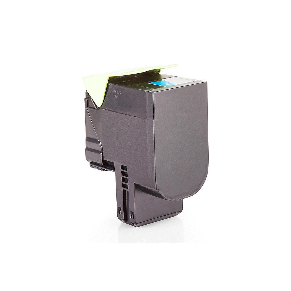 Alternative zu Lexmark 80C2SC0 / 802SC Toner Cyan für ca. 2.000 Seiten