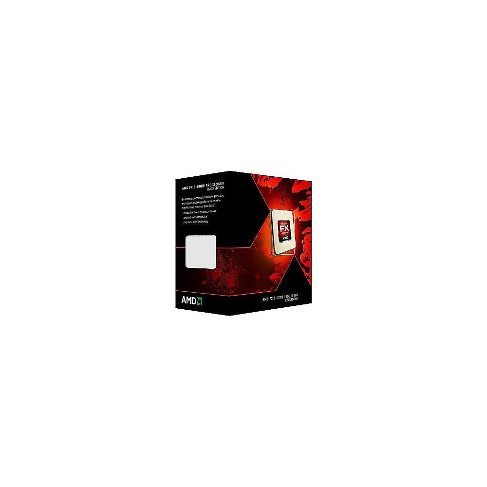 AMD FX-8350 (8x 4.0GHz) 8MB Black Edition (Vishera) Sockel AM3  BOX