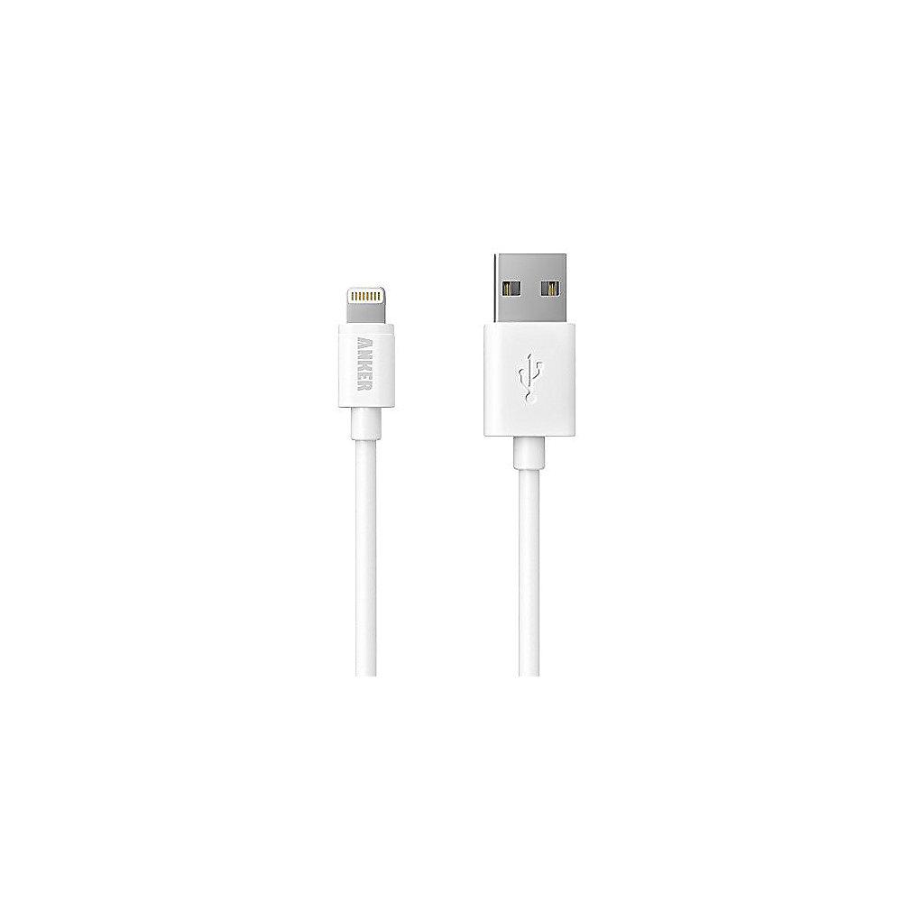 Anker AK-63ANMFILTN-6WA Lightning auf USB Kabel 1.8m weiss, Anker, AK-63ANMFILTN-6WA, Lightning, USB, Kabel, 1.8m, weiss