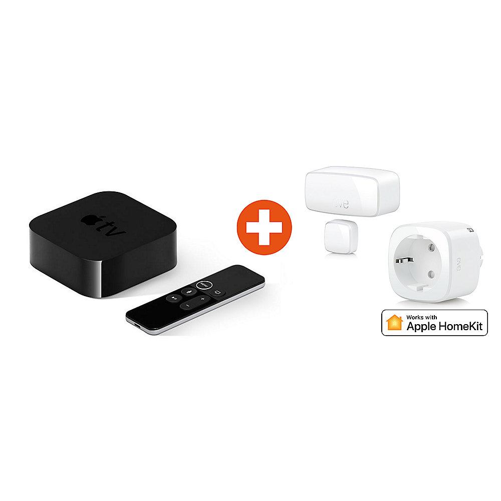 Apple HomeKit Sicherheitspaket mit Eve Door & Window & Eve Energy EU & Apple TV