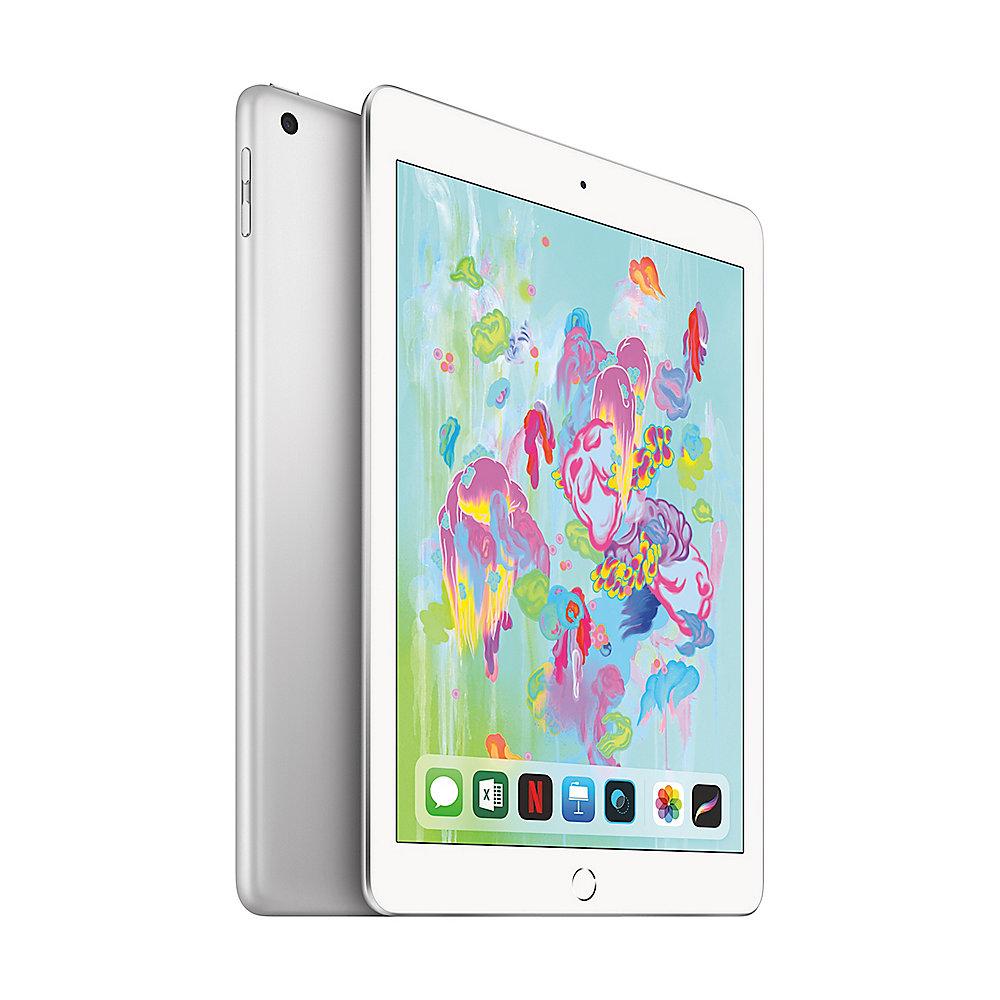 Apple iPad 9,7" 2018 Wi-Fi   Cellular 128 GB Silber (MR7D2FD/A)