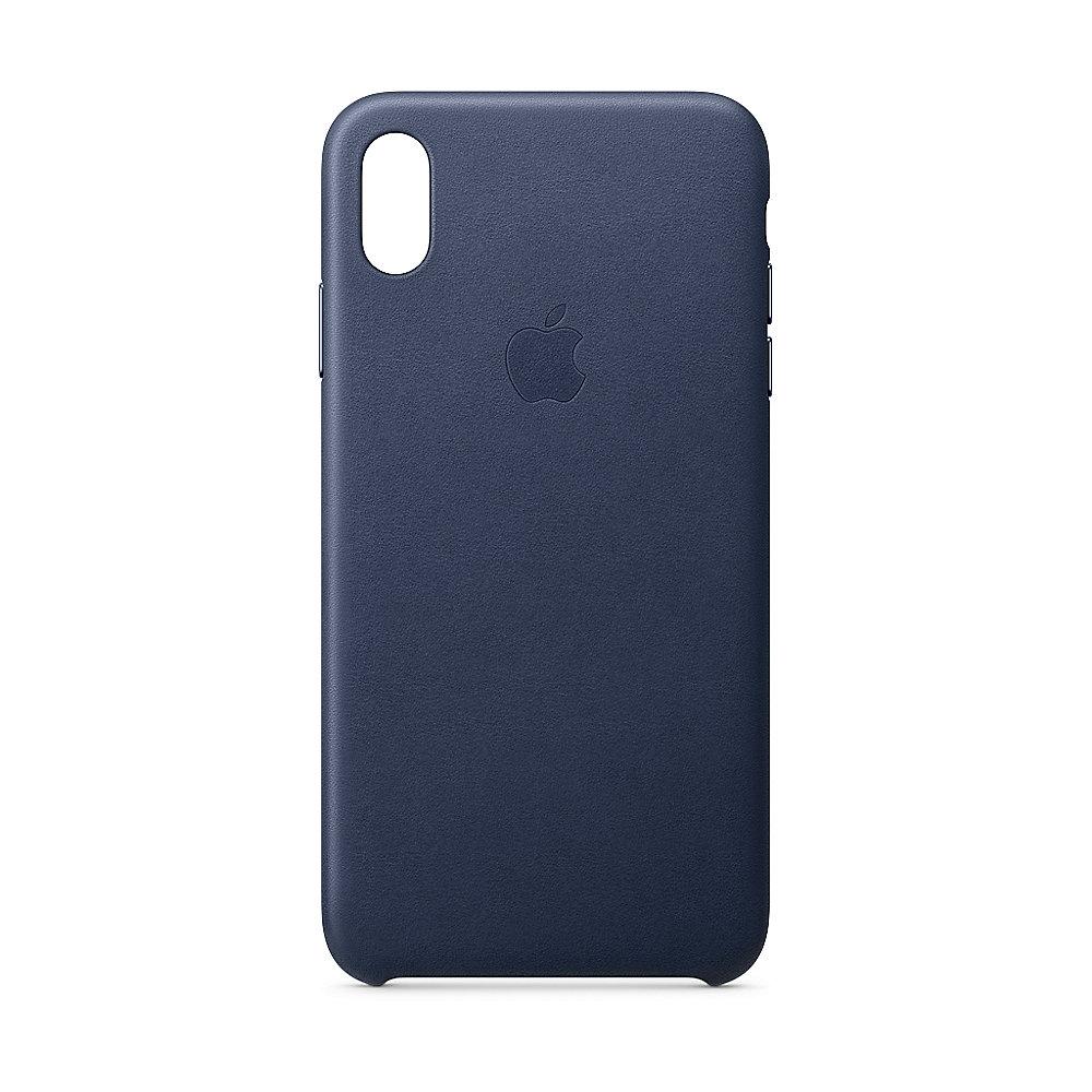 Apple Original iPhone XS Max Leder Case-Mitternachtsblau