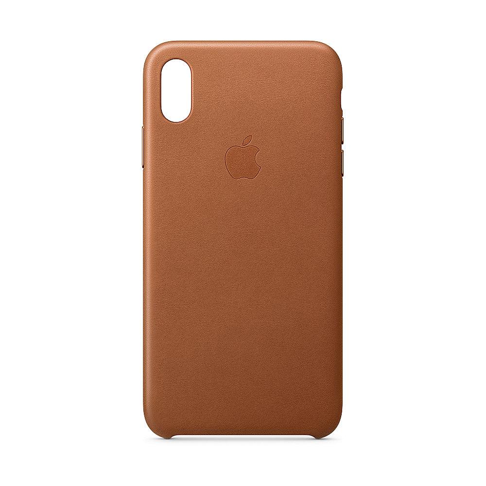 Apple Original iPhone XS Max Leder Case-Sattelbraun