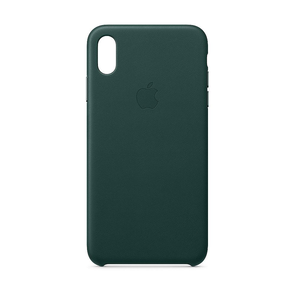 Apple Original iPhone XS Max Leder Case-Waldgrün